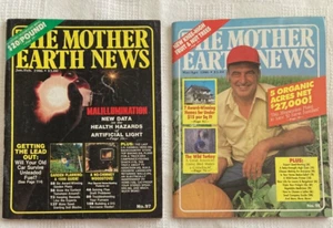 The Mother Earth News 1986 LOT OF 2 MAGAZINES HOMESTEADING, DIY, RECIPES - Picture 1 of 2
