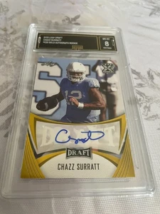 CHAZZ SURRATT 49ERS 2021 HOJA DRAFT NOVATO RC ORO AUTÓGRAFO AUTOMÁTICO CS1 GRADO 10 - Imagen 1 de 2