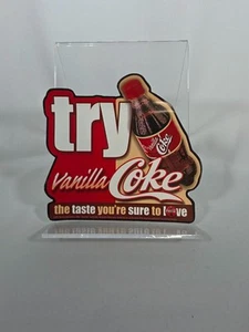 Coca-Cola de vainilla adhesiva para ventana - nueva y nunca usada - 2002 - Imagen 1 de 2