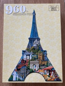 SCHMID PUZZLE 960 Piezas 110x76cm Silueta Puzzle TORRE EIFFEL Hecho en Alemania - Imagen 1 de 8