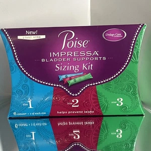 Poise Impressa Bladder Supports Sizing Kit Sizes 1,2,3 (6 Count) Exp 2017 - Picture 1 of 9