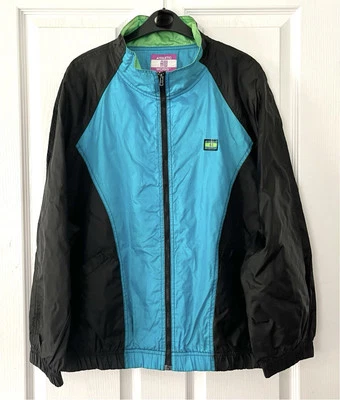 Vintage Athletic Works Softshell Windbreaker Coat Jacket L-XL 46” Chest 80s VGC! - Image 1 of 4