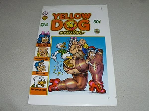 RARA HOJA DE CUBIERTA A PRUEBA SIN CORTAR AMARILLO PERRO COMICS VOL 2 NO 13 IMPRESIÓN UNDERGROUND 69 - Imagen 1 de 3