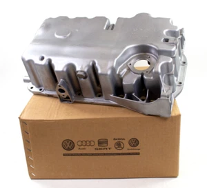 NEW GENUINE OEM VW Audi TT 2.0T BPY CDMA Oil Pan w/ Oil Level Sensor 06F103601L - Picture 1 of 6