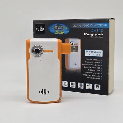 Sharper Image DV110 12 Mega Pixels Camcorder Direct Upload + Free Shipping - Image 1 of 4