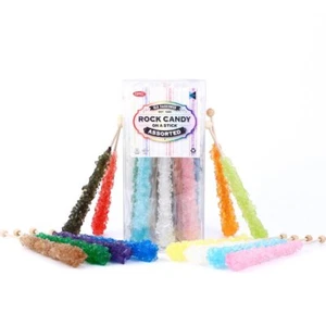 Extra Large Rock Candy Sticks 12 Assorted Lollipop - Party Favors - Candy Buf... - Picture 1 of 9
