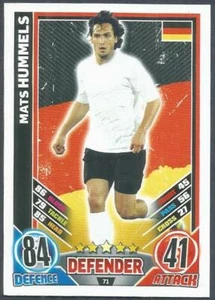 TOPPS MATCH ATTAX EURO 2012- #071-ALEMANIA-ALFOMBRILLAS HUMMELS - Imagen 1 de 1