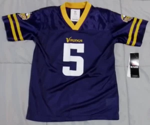 Nike Teddy Bridgewater Jersey # 5 Youth Small 6/7 NFL Minnesota Vikings NWT - Picture 1 of 6