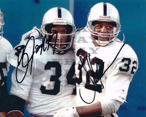 Bo Jackson und Marcus Allen signed 8x10 handsigniertes Foto Reprint - Bild 1 von 1