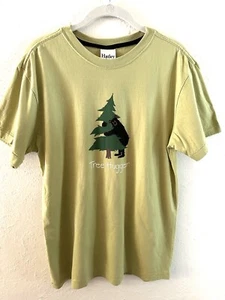 HATLEY Tree Hugger Shirt Sz M Get Clothes To Nature Vintage Single Stitch Green - Picture 1 of 11