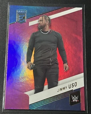 2023 WWE Donruss Elite #90 Jimmy Uso Pink Parallel Blaster Exclusive - Image 1 of 2