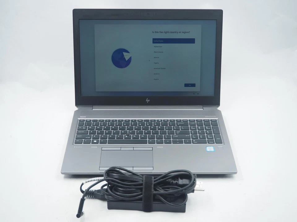 HP ZBOOK 15 G5 15.5" Intel Core i7-8850H 2.60GHz 32GB RAM 512GB NVMe - Image 1 of 4