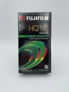 NEW Fujifilm HQ T-120 Blank VHS Tape Sealed - Picture 1 of 5