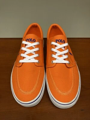 Polo Ralph Lauren - scarpe Sneaker Canvas Faxon X - taglia 43,5 arancione - Immagine 1 di 4