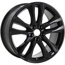 New 19" x 8.5" Black Alloy Replacement Wheel Rim 2016-2023 for Chevrolet Malibu