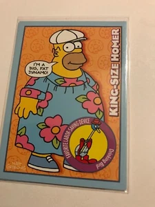 King Size Homer The Simpsons Mania Promo Card #P1 : Inkworks 2001 (NM); MooMoo - Picture 1 of 5