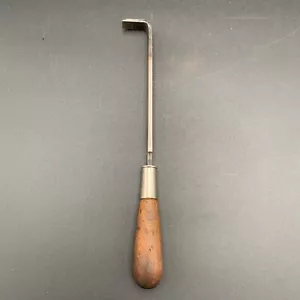 Vintage Nicholson X-F File 0 Wood Handle, Unique Angle - Picture 1 of 9