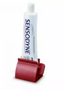 Toothpaste Squeezer Rolling Tube Stand Easy Dispenser Seat Holder Home Bathroom - Picture 1 of 7