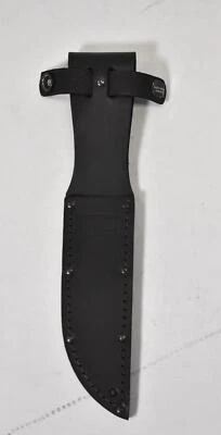 Soporte de funda Ka-Bar colgante negro funda portador 10-1/2" largo bolsa de acero inoxidable Foto 1 de 4
