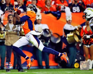 Impresión fotográfica #1487 de Emmanuel Sanders de los Denver Broncos de fútbol americano NFL #1487 - Imagen 1 de 4