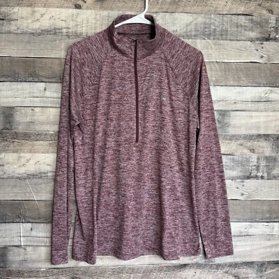 Pullover Under Armour 1/2 cremallera para mujer talla XL parte superior activa granate Foto 1 de 4