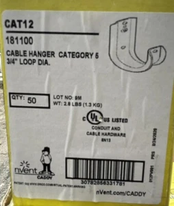 Lot-2 Boxes NVENT CADDY CAT12 CABLE HANGERS - Picture 1 of 1