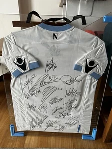 maglia maglietta CALCIO SERIE A Napoli autografata - Foto 1 di 4