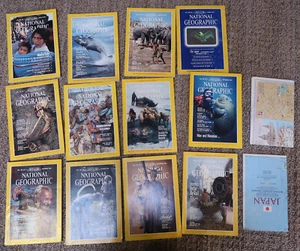 LOT OF 12 NATIONAL GEOGRAPHIC MAGAZINES 1984 @@@@@@@@@@@@@@@@@@ plymouth voyager - Picture 1 of 2