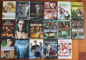 KEIRA KNIGHTLEY BEST OF MEGA collection 17 x dvd job lot BUNDLE joblot - Picture 1 of 1