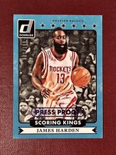 2014-15 Panini Donruss Scoring Kings Press Proof Purple /199 James Harden #7
