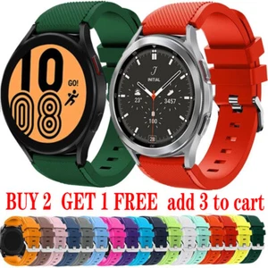 Wristwatch Strap For Samsung Smart Watch 6 5 4 Pro Silicone Fitness Wrist Band - Picture 1 of 39