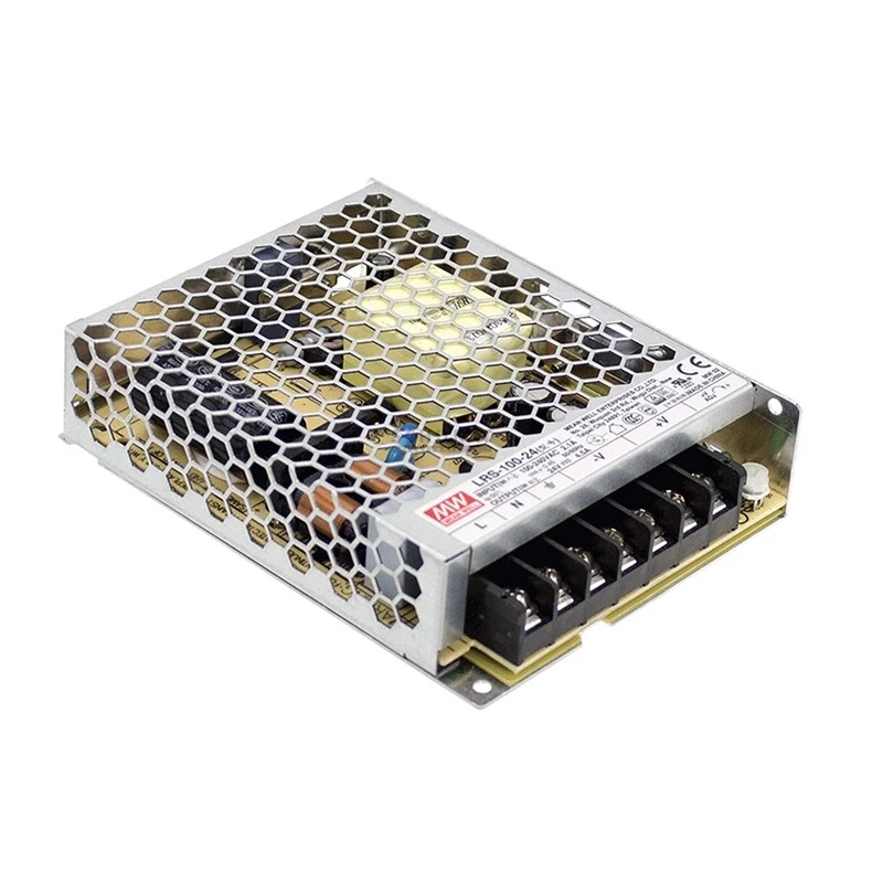 Netzteil 12V 8,5A 102 Watt Einbau niedrige Bauhöhe LRS-100-12 MW Mean Well - Bild 1 von 1