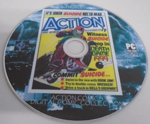 UK ACTION COMICS COLLECTION ON DVD ROM FULL RUN #1-87 + ALL ANNUALS & SPECIALS - Imagen 1 de 14