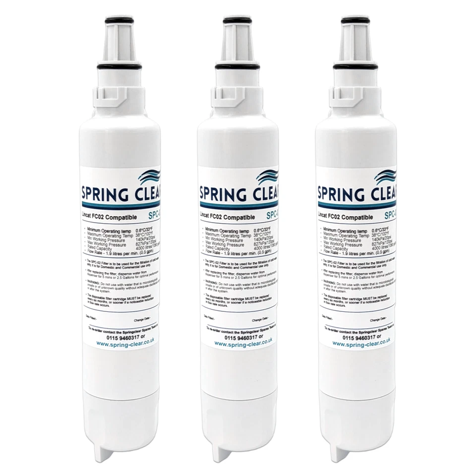 3M AP2 C401SG Compatible Water Filter from SpringClear Ltd - SPC-02 - 3 PACK - Image 1 of 4