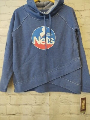 NBA Nets Throwback Hardwood Classics Wildcard Spiral Sweatshirt Medium NEW - Image 1 of 4