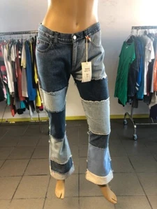Jeans Donna Patchwork MISS SIXTY Taglia 42 Nuovo Vintage - Foto 1 di 5