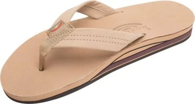 Woman Rainbow Premier Leather Double Layer Arch Sandal 302ALTS Sierra Brand New - Image 1 of 4