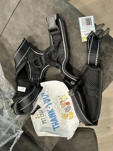 NEU PETCRAFT Premium Medium Hundegeschirr schwarz - Bild 1 von 3