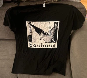 Bauhaus Undead XXL 2XL Black T-Shirt Bela Lugosi 2-Sided NEW - Picture 1 of 4