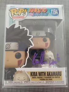 Kiba With Akamaru Funko Pop Signed Kyle Hebert Naruto #1194 - OC Celebrity COA - Picture 1 of 6