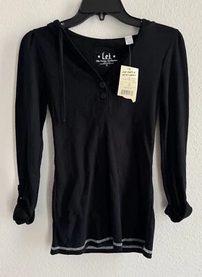 LEI Melissa Sudadera Térmica Jersey Junior Pequeño Algodón Negro Manga Enrollable Foto 1 de 4