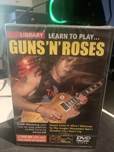 Lick Library Aprende a Tocar Gun N Roses Vol 1 Guitarra Instrucción 2 Disco NUEVO - Imagen 1 de 2