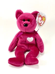 RARE 1998 1999 Valentina Ty Beanie Baby Perfect Condition Unique Tag Errors - Picture 1 of 7