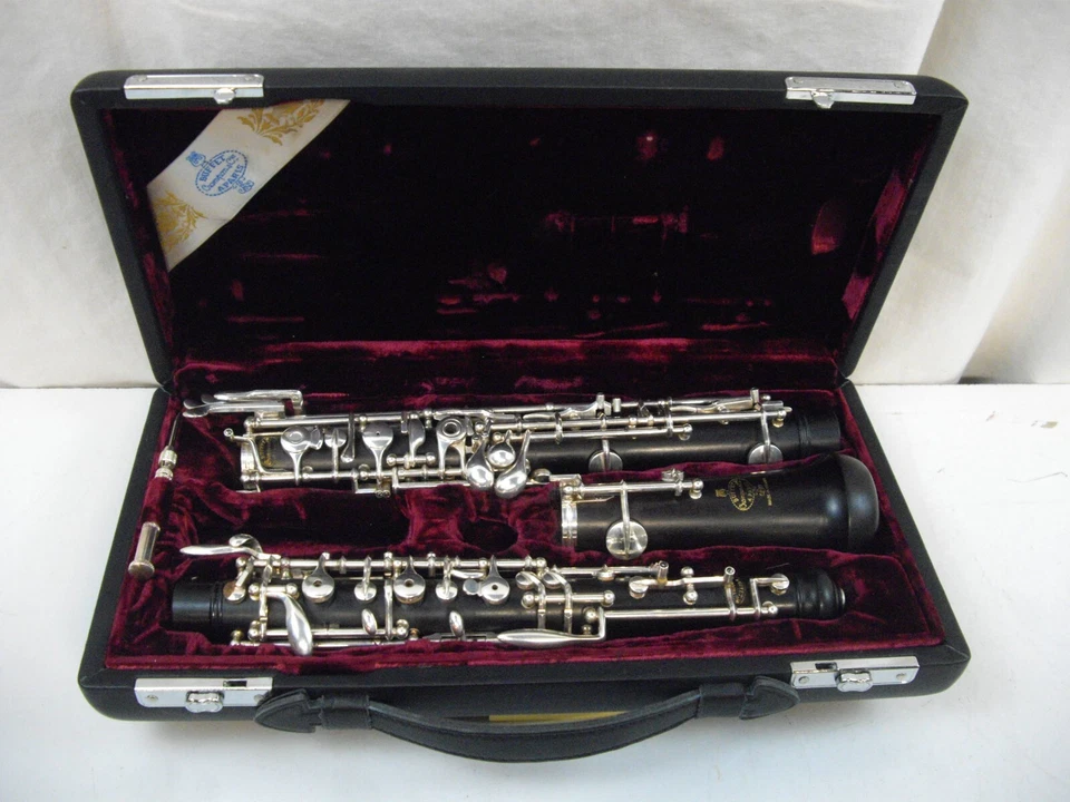 BUFFET CRAMPON PARIS "PRESTIGE" 3613 OBOE MADERA CONSERVATORIO COMPLETO LLAVE DE TERCERA OCTAVA Foto 1 de 4