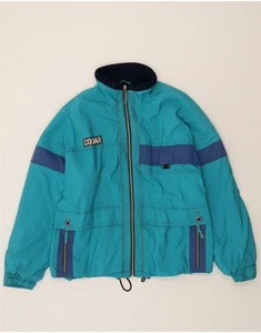 COLMAR Mens Loose Fit Windbreaker Jacket IT 54 XL Blue Colourblock AX01 - Picture 1 of 3