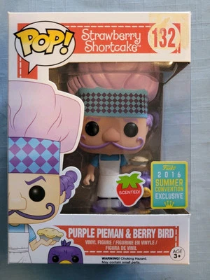 Funko Pop! Strawberry Shortcake Purple Pieman & Berry Bird #132 Summer Conv 2016 - image 1 of 4