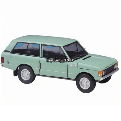 1/24 Scale Land Rover Range Rover 1970 Model Car Diecast Metal Vehicles Green - Image 1 of 4