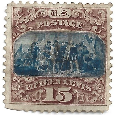 US, 1869 15cts, Type1, Well-Centred,Unused,No Trace Of Pmk,Sc#118,Cat $3250 (X18 - Image 1 of 2