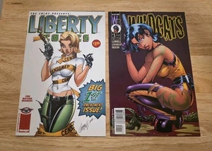  Liberty Comics #1 & Wild Cats #1  - J. Scott Campbell Covers - Picture 1 of 4