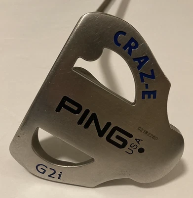 PING G2i Black Dot Craz-E Putter Double Bend Winn Jumbo Lite Grip 34.5" RH Read - Image 1 of 4